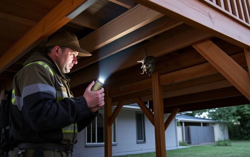 Under Deck Possum Removal in Sunbury